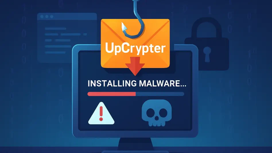 How Does UpCrypter Malware Exploit Phishing Emails?