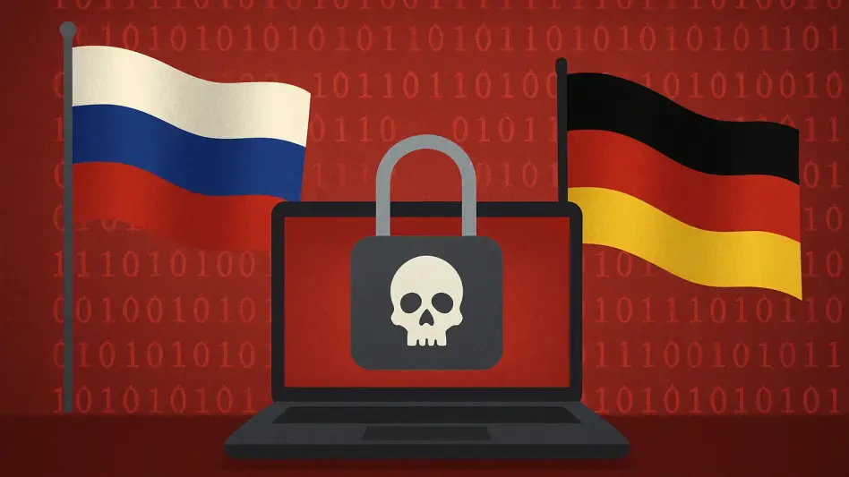 Is Russian Ransomware Threatening German Democracy?