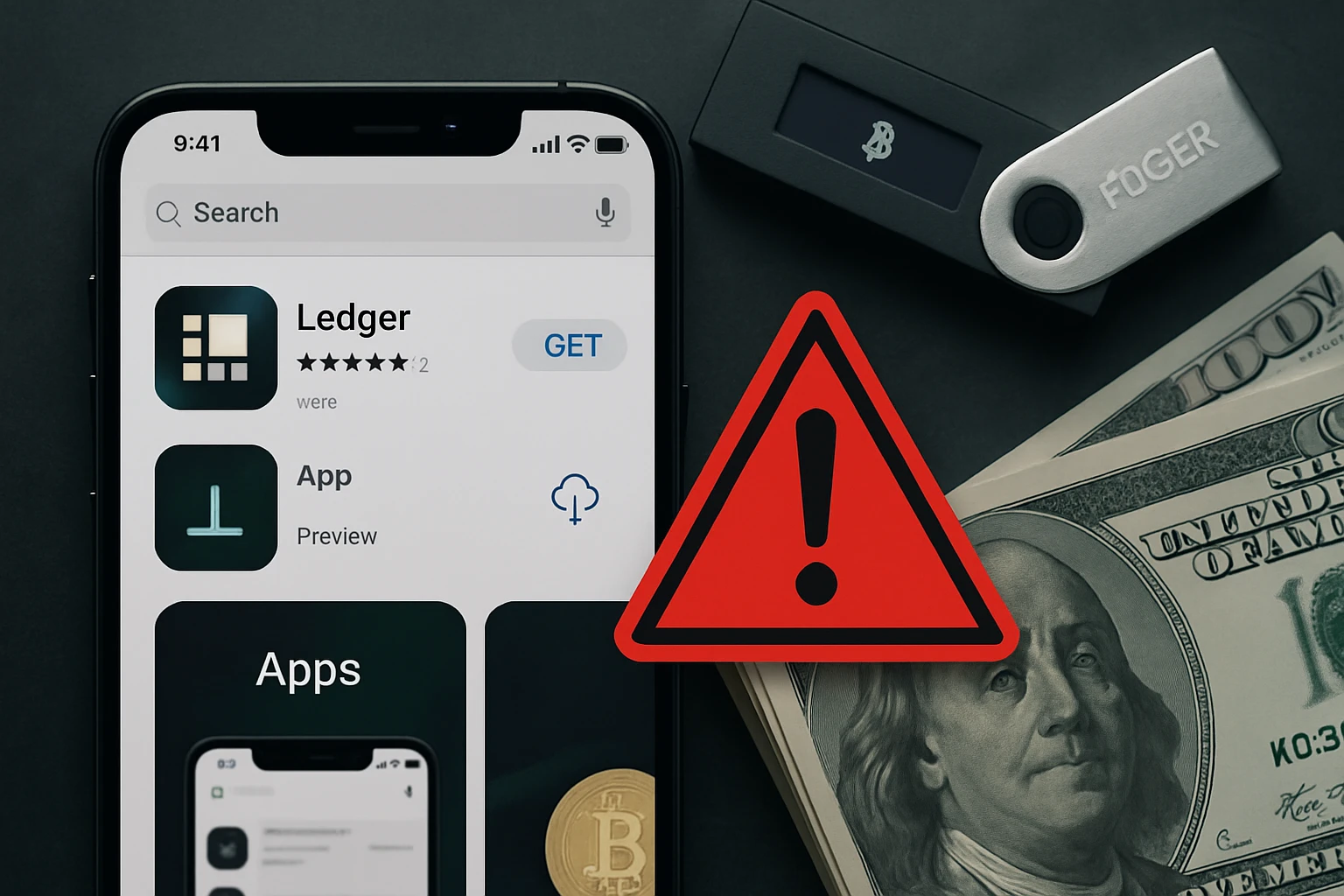 Fake Ledger App on Apple App Store Steals $9.5 Million